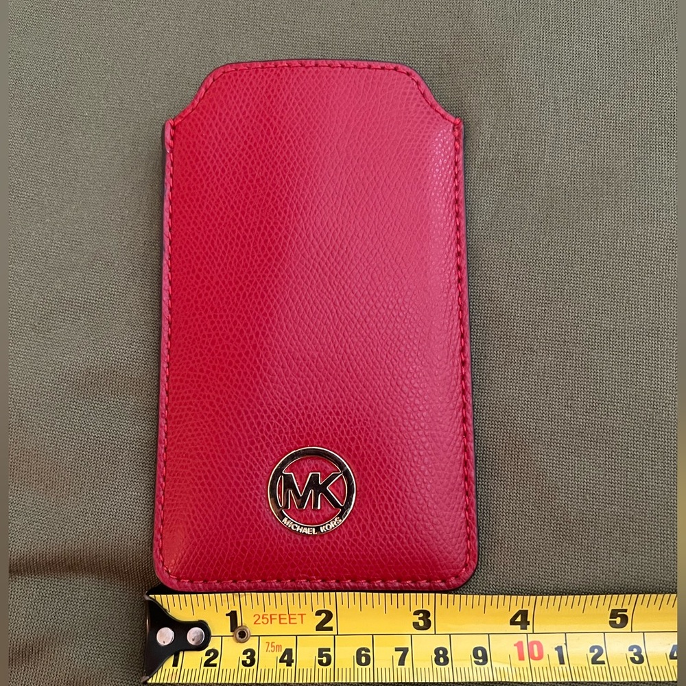 Michael Kors Leather Eyeglass Case